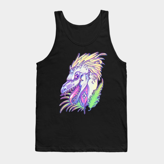 Ghost Raptor Tank Top by Jugglingdino